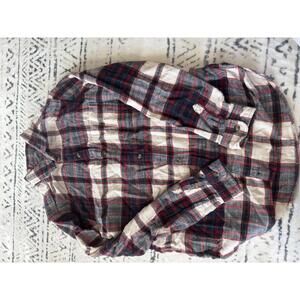 American Eagle Soft Boyfriend Fit Plaid Shirt